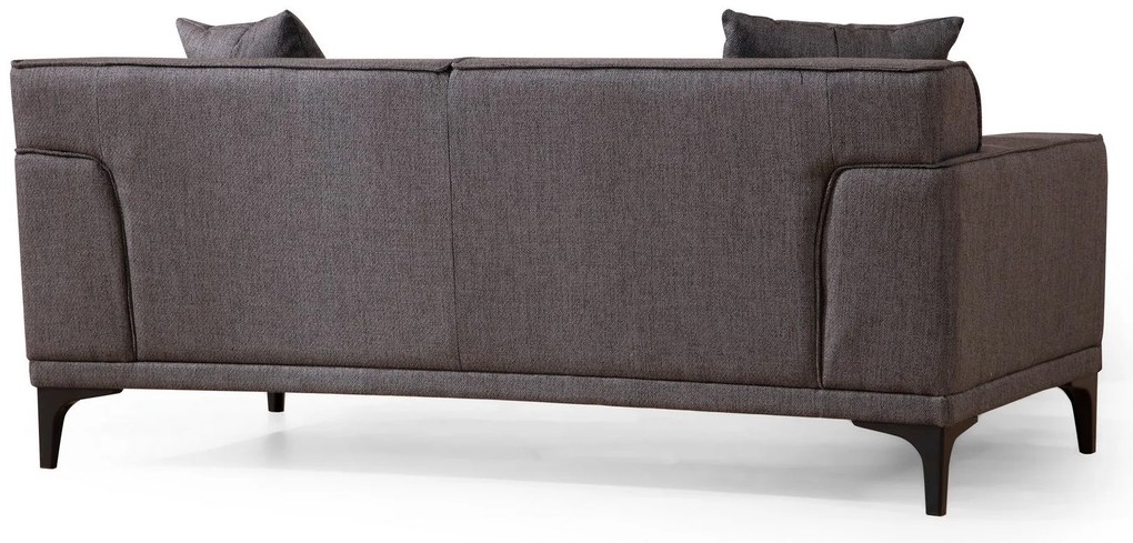 Sofá de 2 Lugares Petra – Antracite – 165x87x86 cm