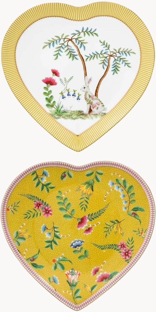 Pratos de petiscos La Majorelle, conjunto de 2