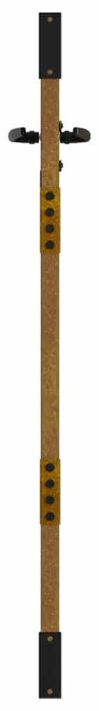 Portão de jardim 85x125 cm aço corten