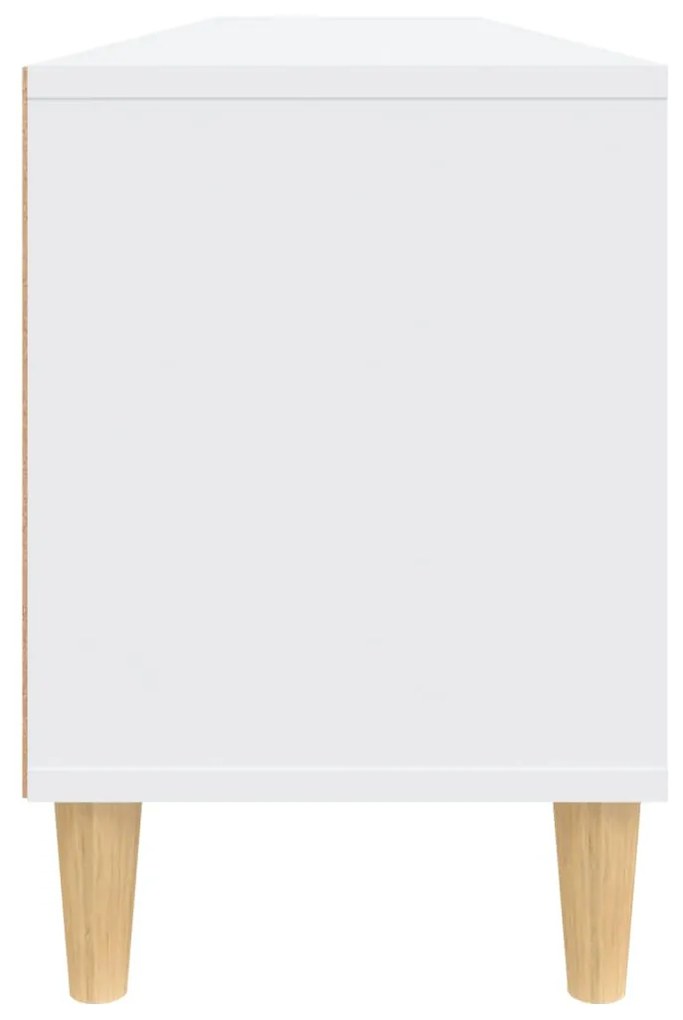 Móvel de TV 150x30x44,5 cm derivados de madeira branco