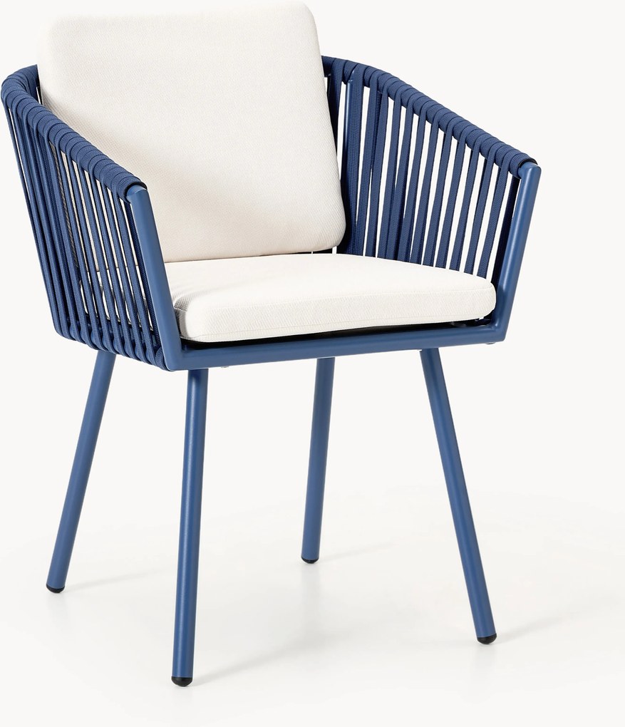 Cadeiras de jantar de jardim com braços Malo, conjunto de 2