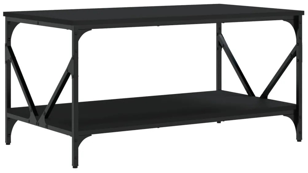 Mesa de centro 90x50x45 cm derivados madeira preto