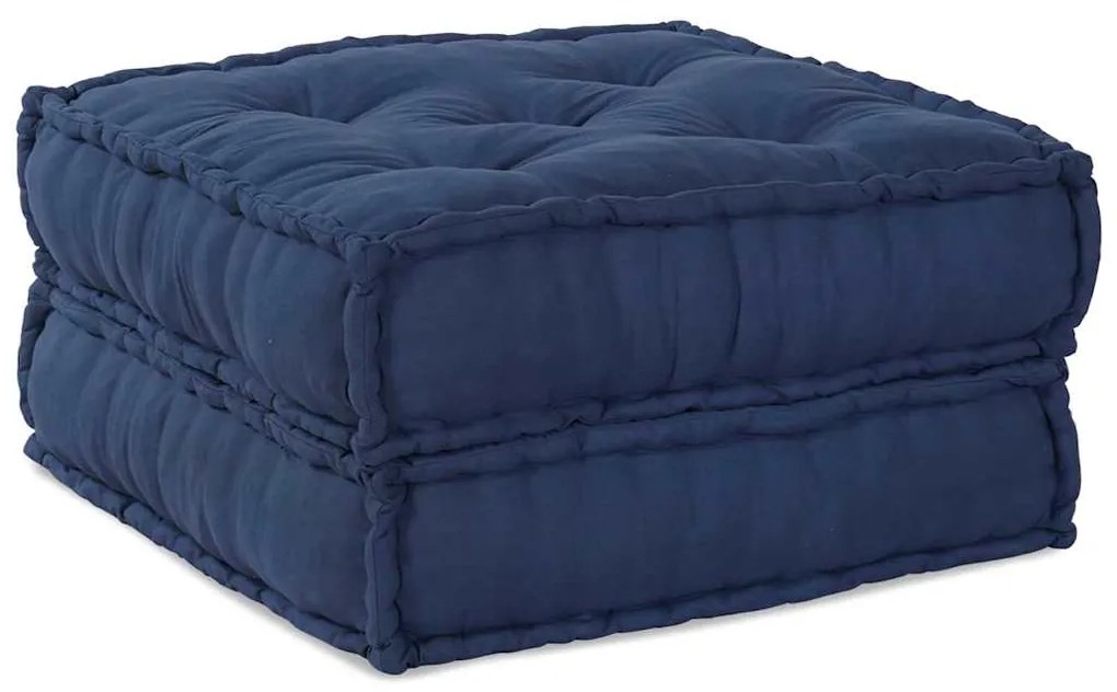 Puffes Modulares - 2 Pack em Tecido Indigo