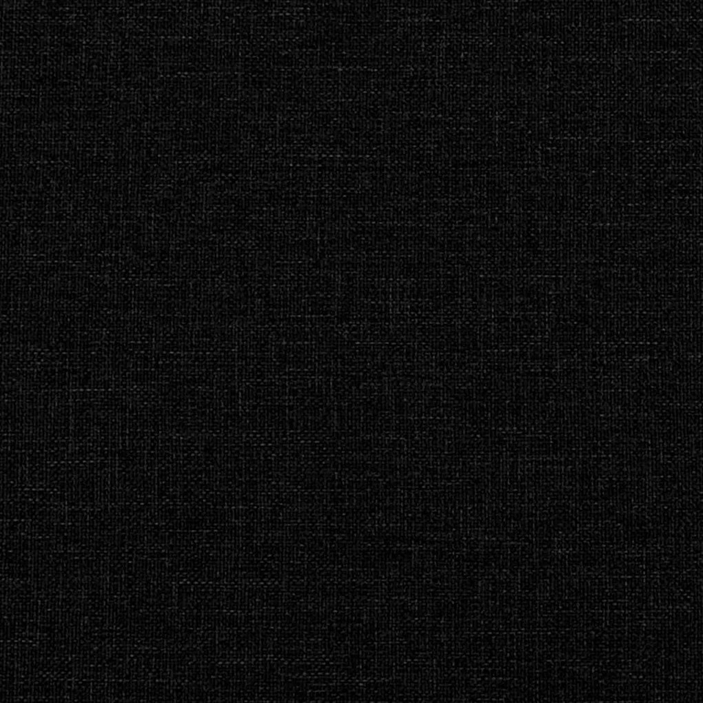 Estrutura de cama sem colchão 90x200 cm tecido preto
