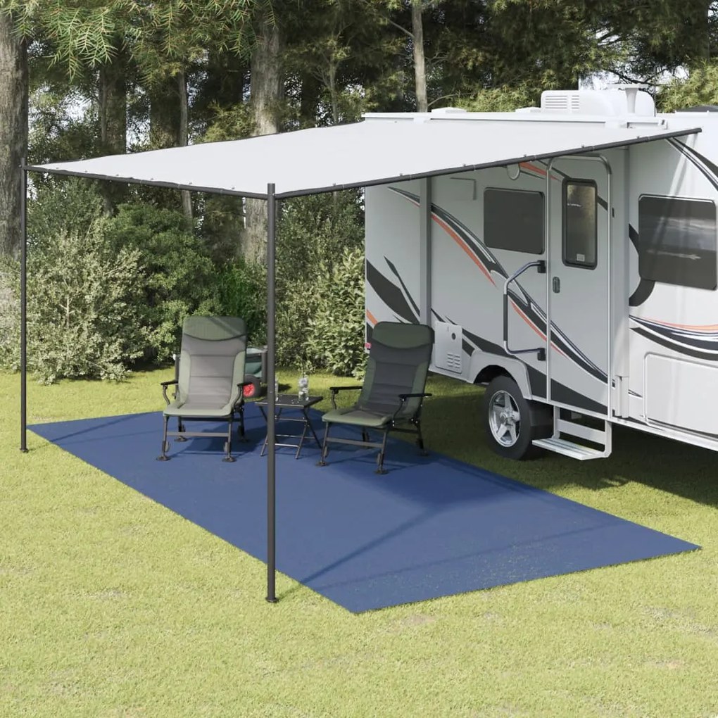 vidaXL Tenda tapete 5,5x2,5 m azul