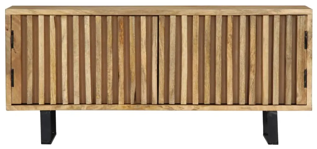 Móvel de TV 90x30x40 cm madeira de mangueira maciça