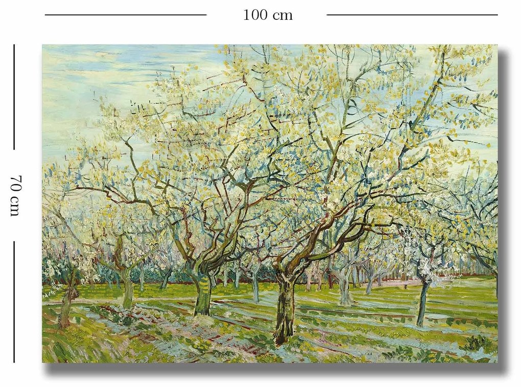Pintura Decorativa em Tela 70100VANGOGH017 – Multicolor – 70 x 100 cm