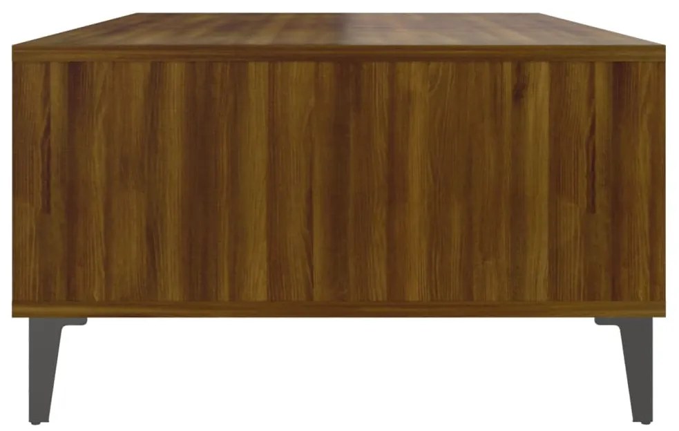 Mesa de centro derivados de madeira carvalho castanho