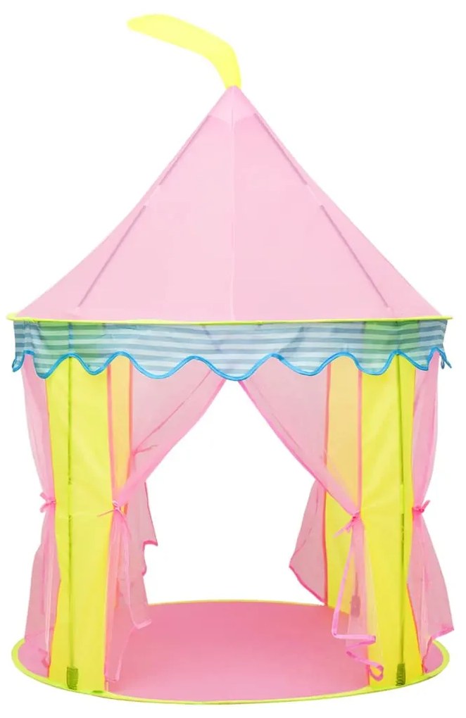 Tenda de brincar infantil 100x100x127 cm rosa