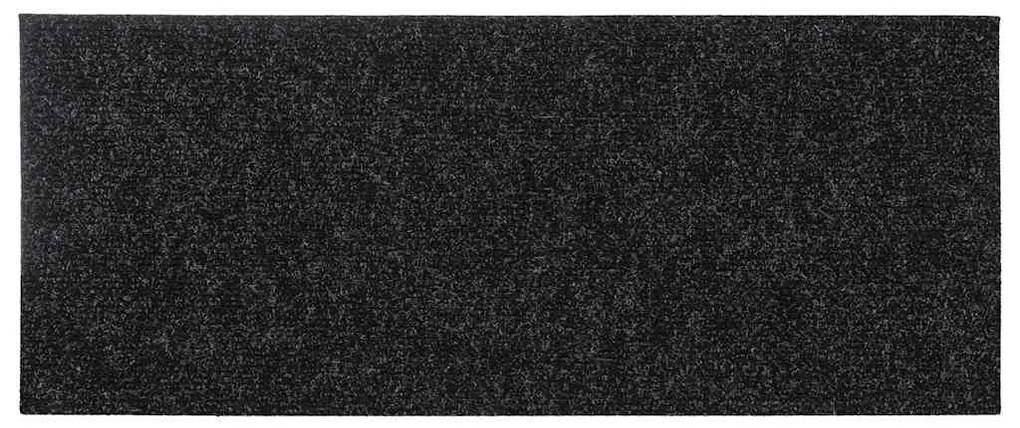 Tapetes de escada adesivos 30 pcs 60x25 cm retangular preto