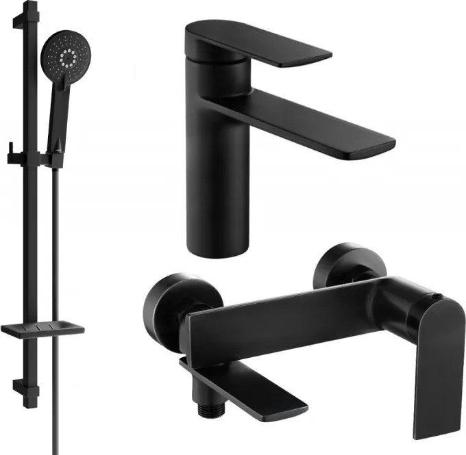 Mexen Zero DQ40 conjunto de banho, preto - 71103DQ40-70