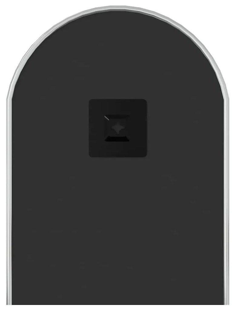 Espelho de parede 60x25 cm oval prateado