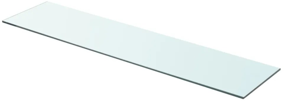 Prateleira de vidro 90x20 cm transparente