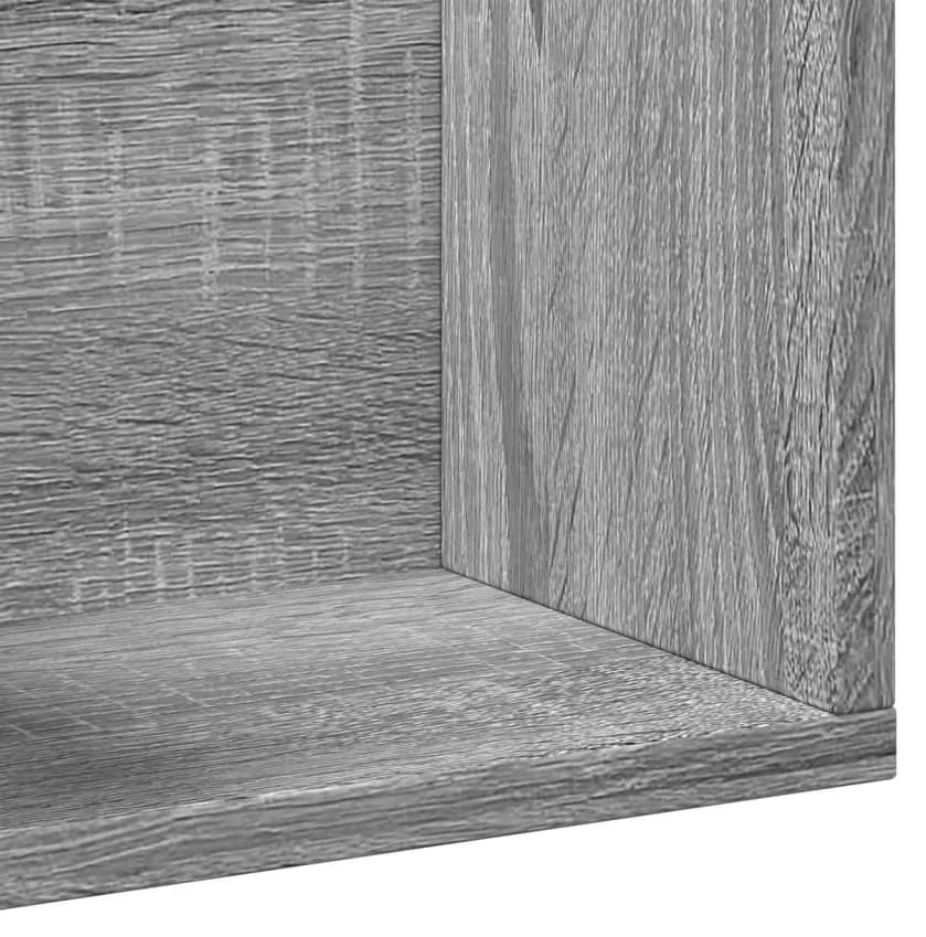 Armários parede 2 pcs 99x18x16,5 cm deriv. madeira cinza sonoma