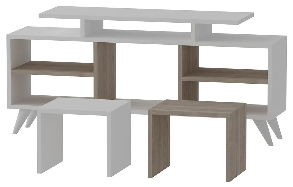 Móvel de TV Kutay – Branco – 120 cm x 56,9 cm x 29,5 cm