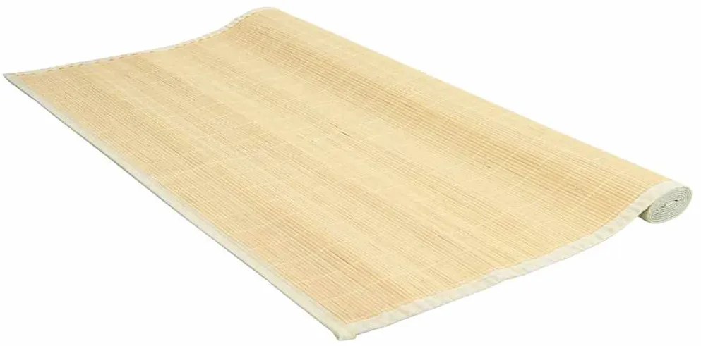 Tapete de bambu 160x230 cm natural