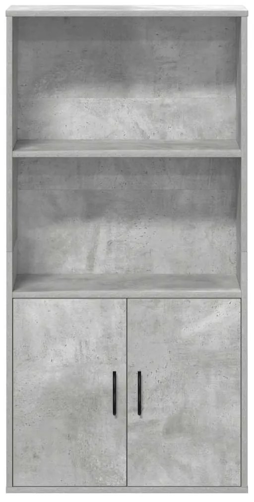 Estante 60x24x120 cm derivados de madeira cinzento cimento