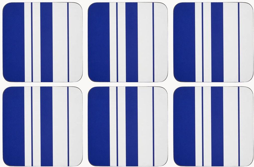 Base para copos Steccato, conjunto de 6