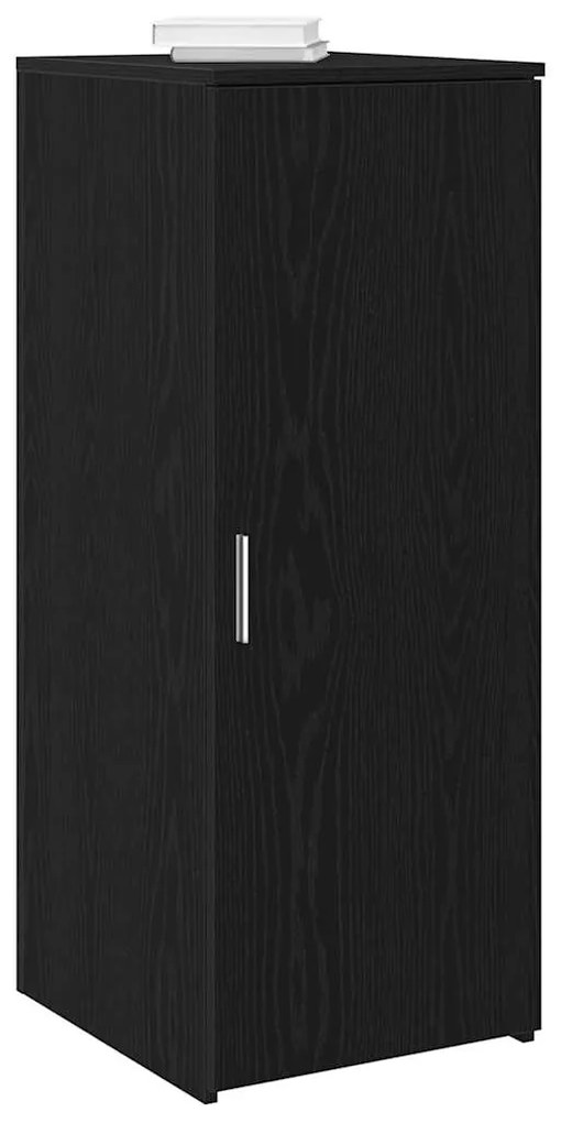 vidaXL Armário de arrumação 40x45x103,5 cm derivados de madeira preto
