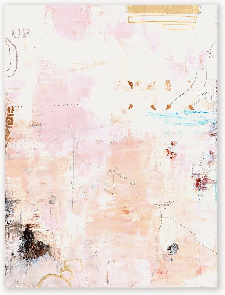 Quadro em tela pintado à mão Small Notes