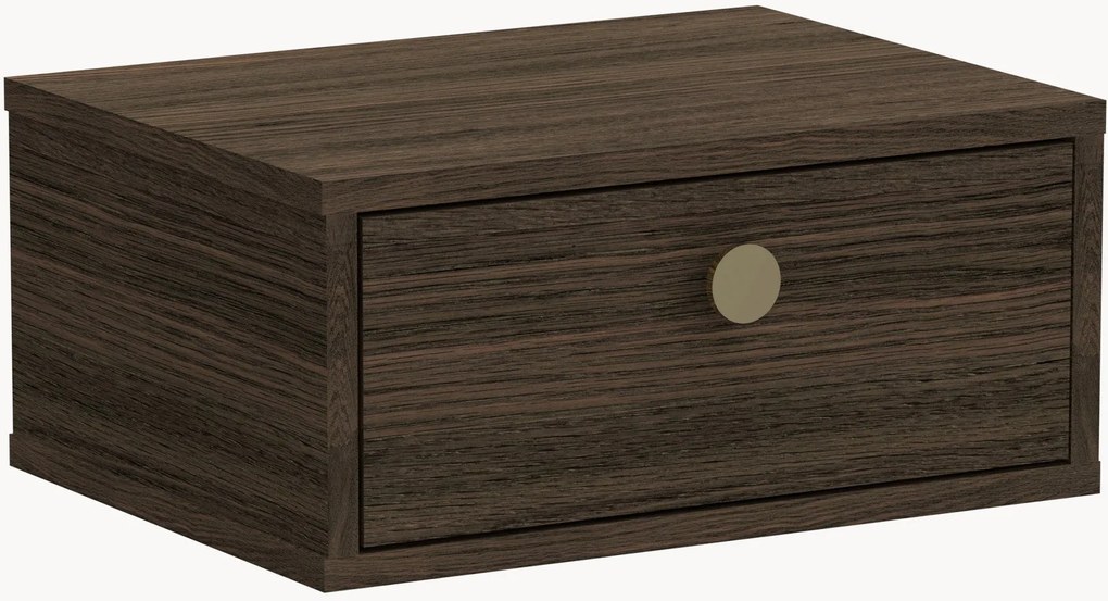 Mesa de cabeceira de parede em madeira Monfort