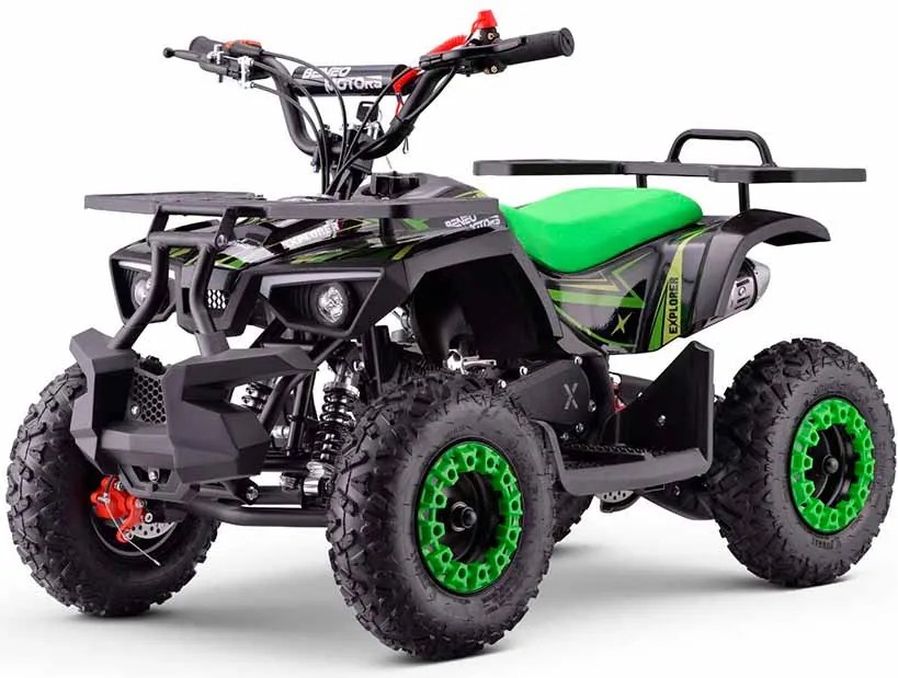 Moto 4 para crianças Gasolina 50cc ATV Explorer Verde