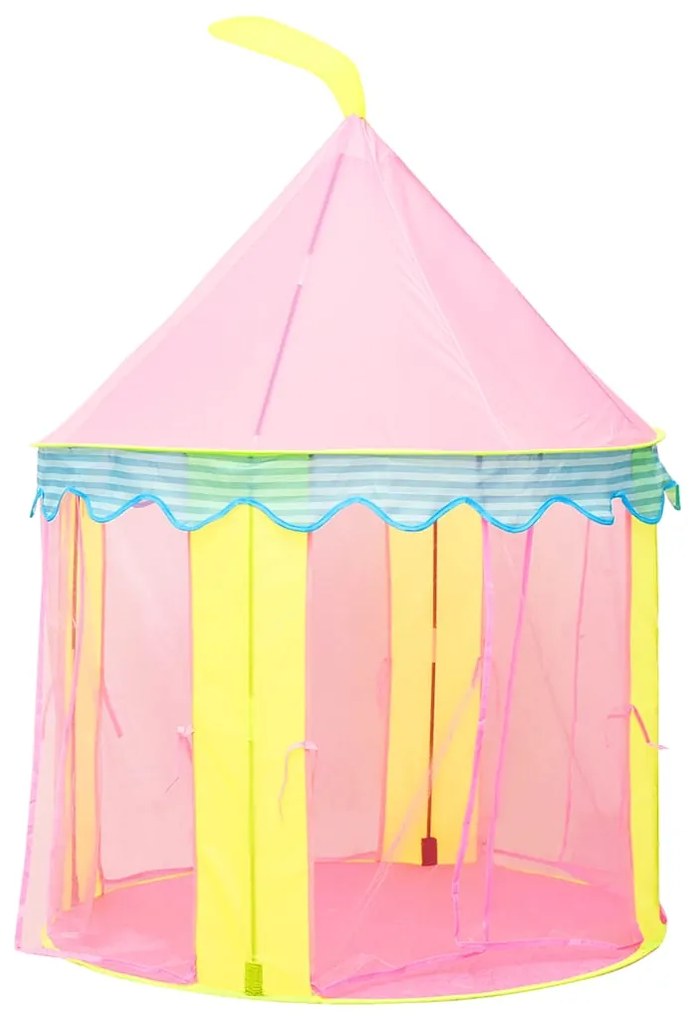 Tenda de brincar infantil 100x100x127 cm rosa