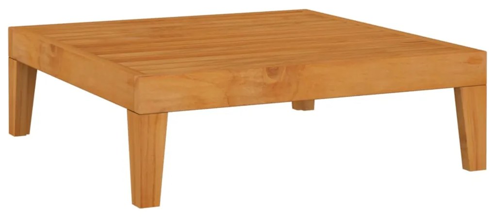 10 pcs conjunto lounge de jardim c/ almofadões acácia maciça