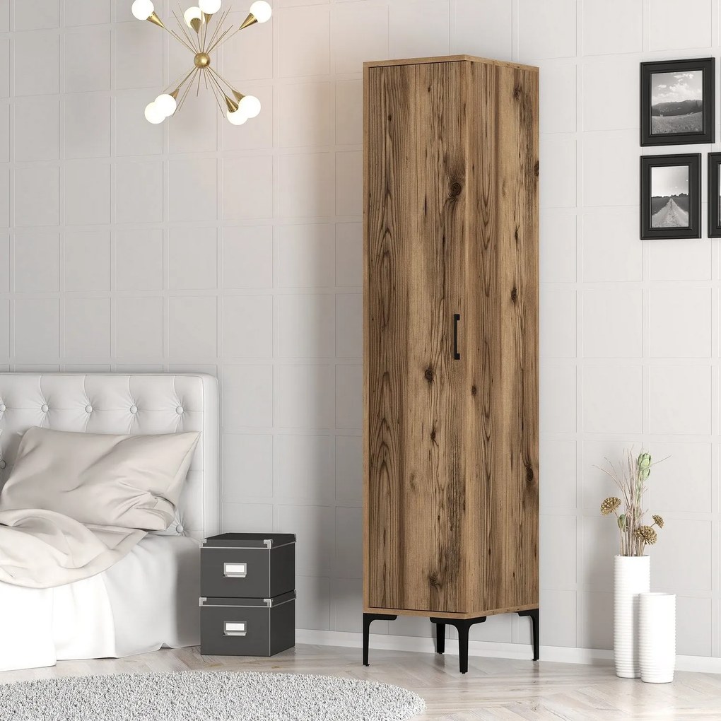 Guarda-roupa Kumsal S – Nogueira – 40x47,5x201,4 cm