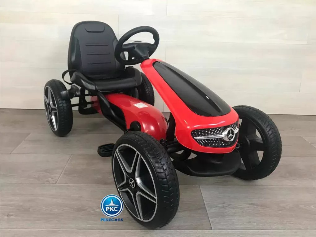 KART A PEDAIS Crianças MERCEDES Vermelho