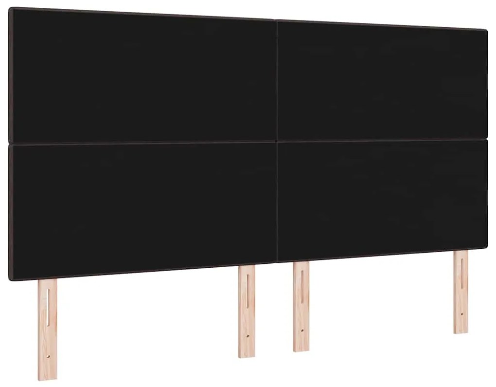Cabeceira LED em Castanho Escuro de 90 cm, Tecido