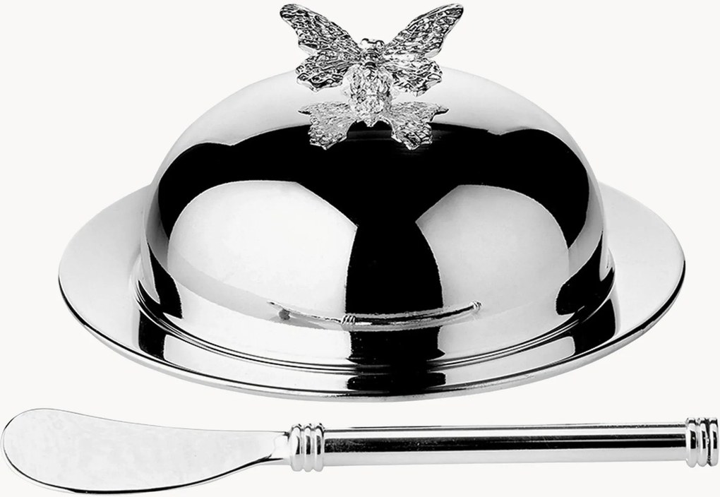 Manteigueira com faca de manteiga Butterfly