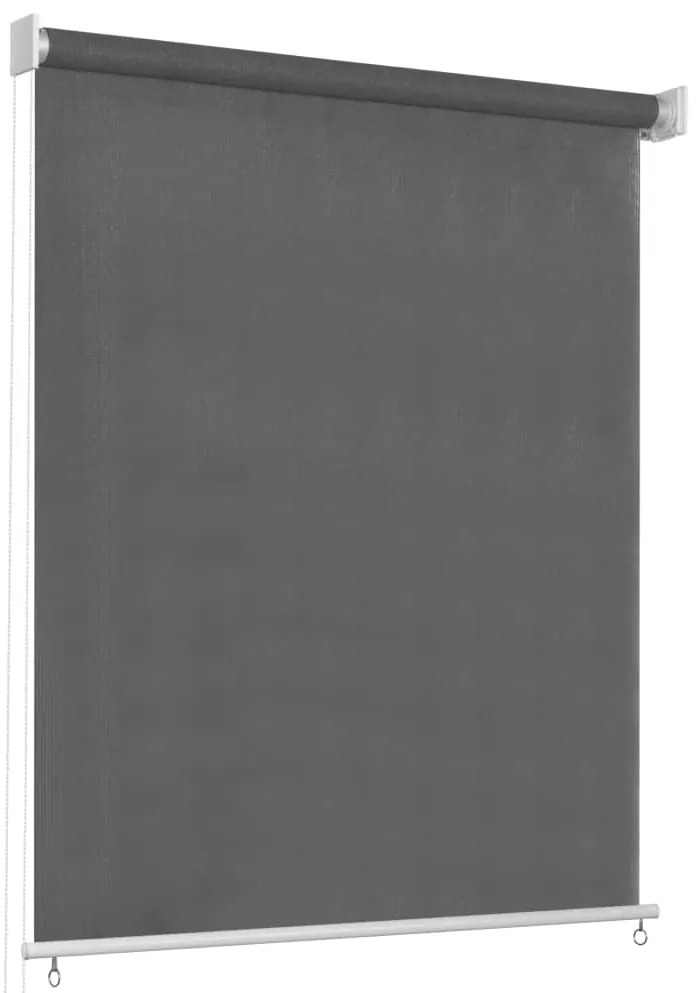 vidaXL Estore de rolo para exterior 80x230 cm antracite