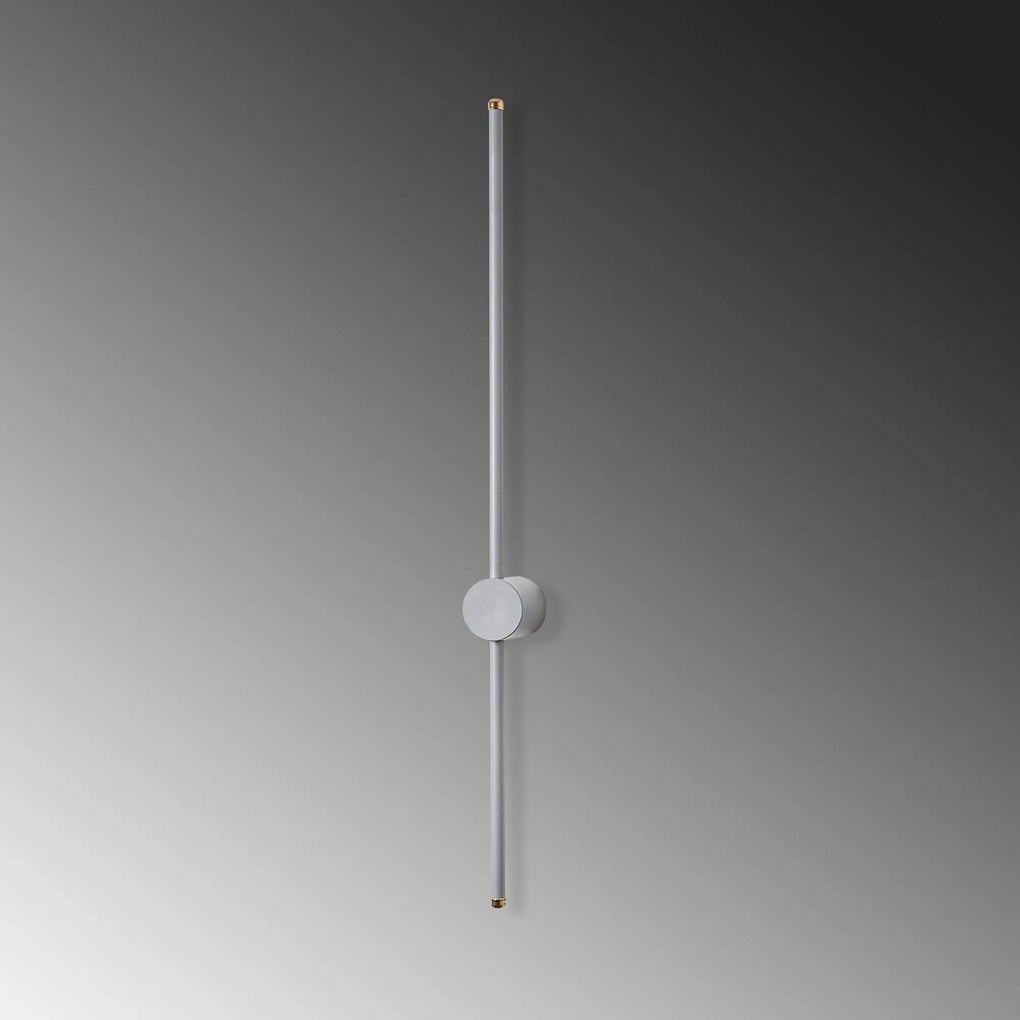 Lâmpada de Parede Sword - Cinza - 91x10x7cm