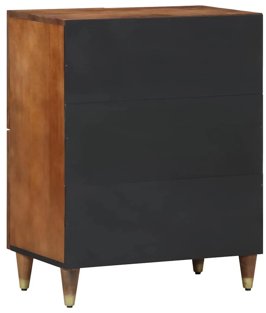 Buffet Castanho mel Madeira de acácia maciça 60 x 33 x 75 cm