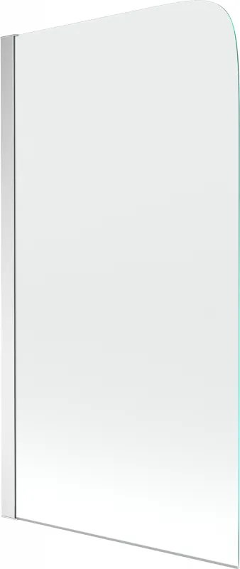 Mexen Felix painel de banho de 1 folha 75 x 140 cm, transparente, cromo - 890-075-001-01-00