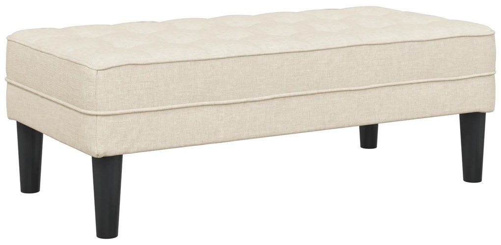 Conjunto de Sofá 2 Peças com Almofadas de Linho