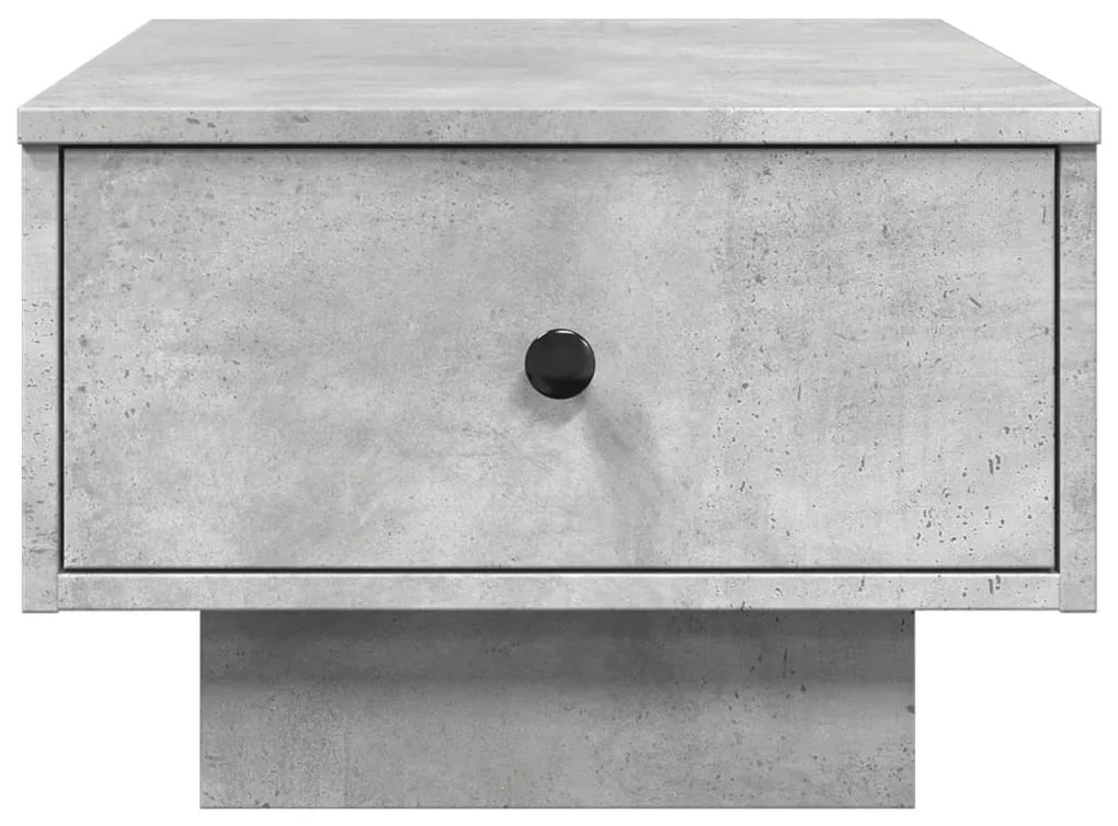 Mesa de centro 60x45x31 cm derivados de madeira cinza cimento