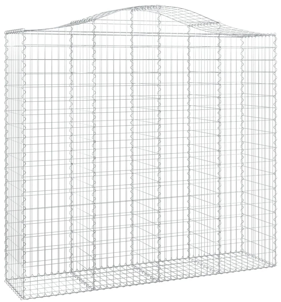 Cestos gabião arqueados 9pcs 200x50x180/200cm ferro galvanizado