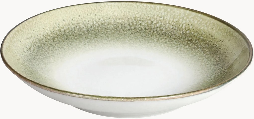 Pratos de massa em porcelana Petra, conjunto de 6