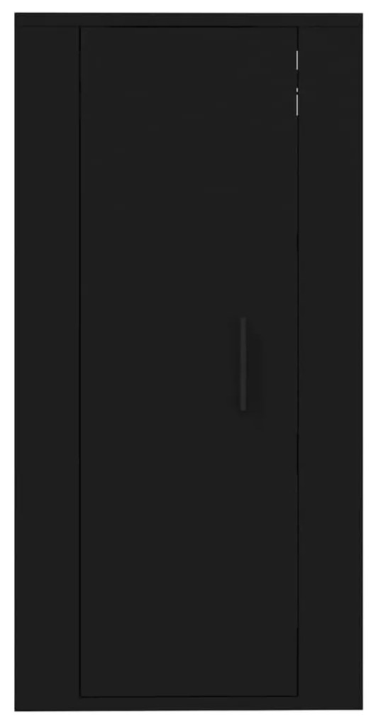 Móvel de TV de parede 40x34,5x80 cm preto