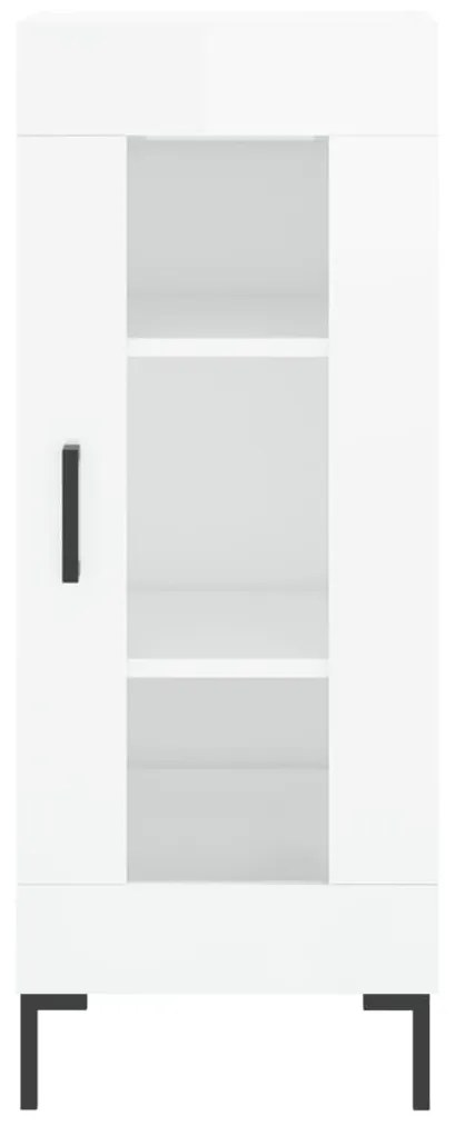 Vitrine Brenna de 180 cm - Branco Brilhante - Design Nórdico