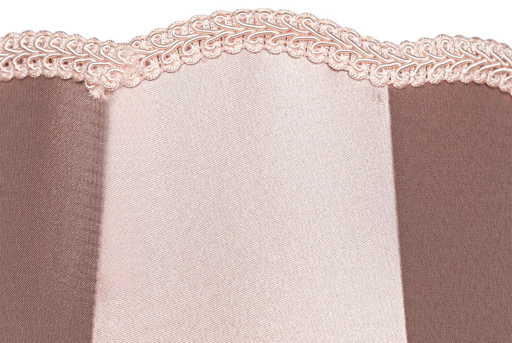 Abajur de tecido rosa 30 cm - Granny Retro
