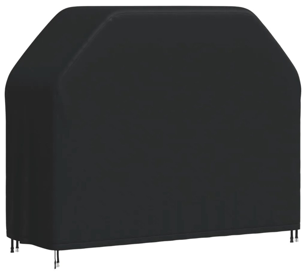 vidaXL Capa para churrasqueira 147x61x112 cm oxford 420D preto