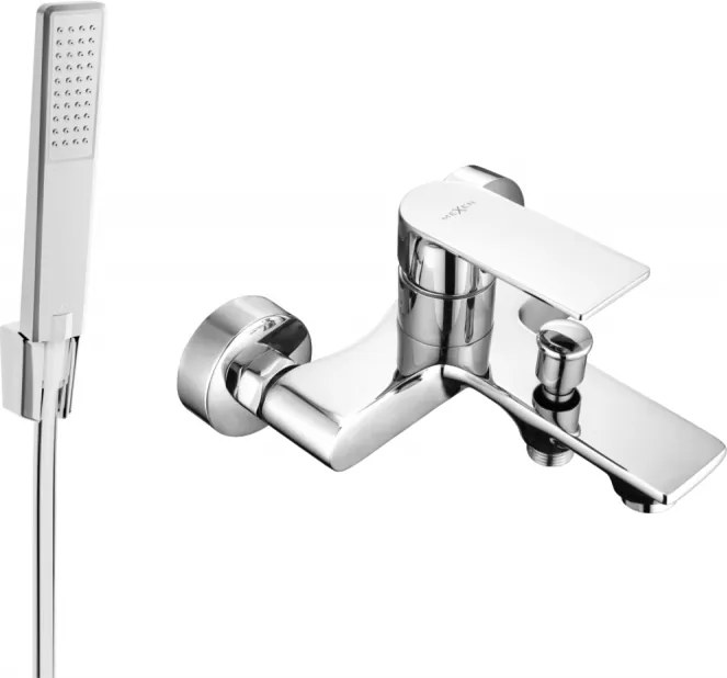 Mexen Royo R72 torneira de banheira com conjunto de duche, cromado - 7223R72-00