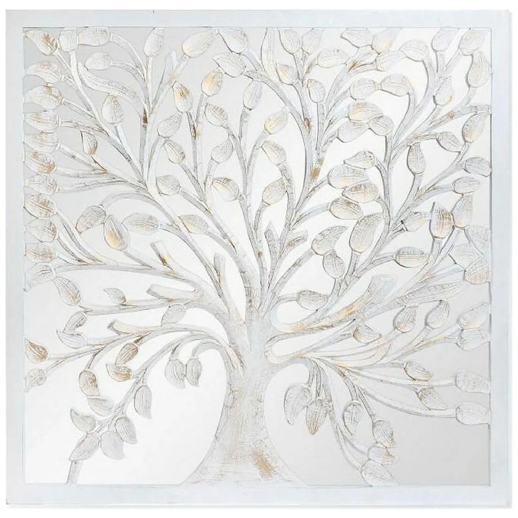 Figura Decorativa DKD Home Decor Árvore Cristal Madeira MDF (120 x 3.5 x 120 cm)