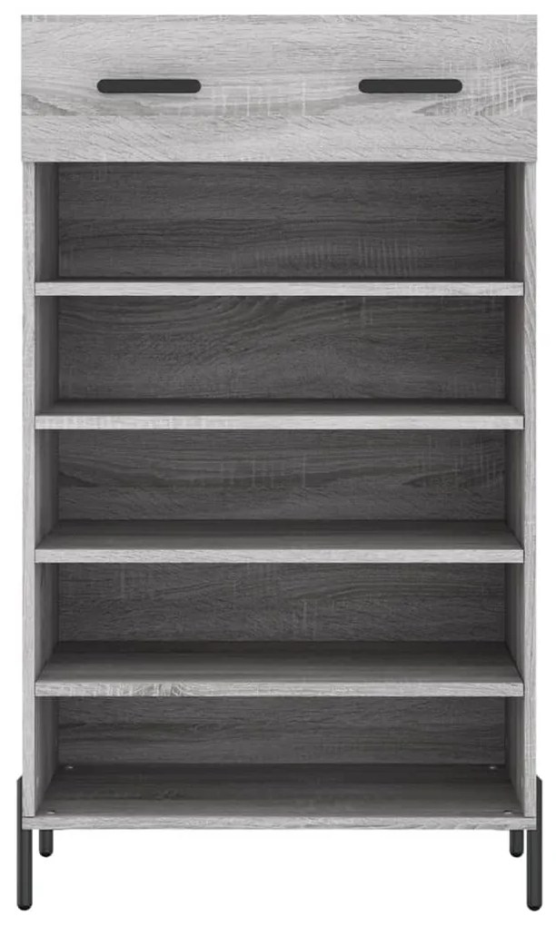 Sapateira 60x35x105 cm derivados de madeira cinzento sonoma