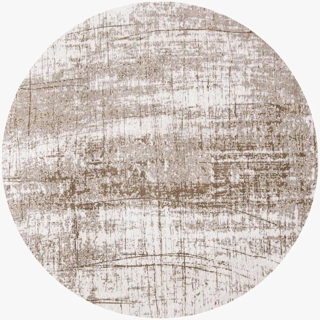 Tapete redondo lavável em jacquard para interior e exterior Griff