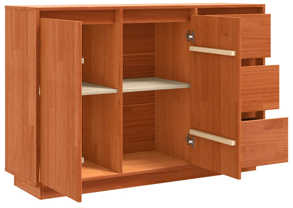 Buffet Castanho 111 x 34 x 75 cm Madeira de pinho maciça
