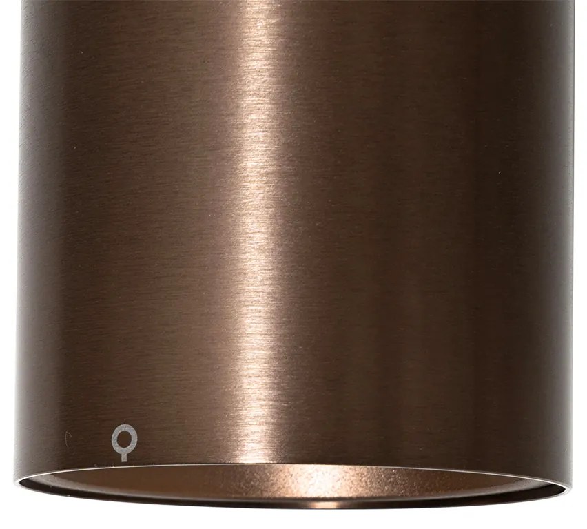 Foco moderno bronze escuro - Deep